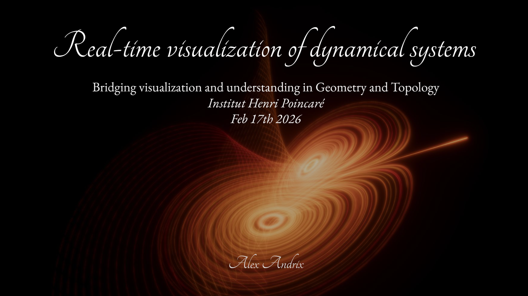 Dynamical systems visualization workshop